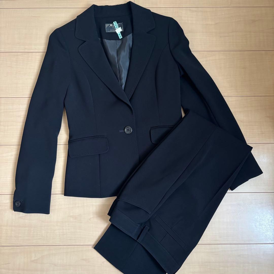 エニィスィス✱黒　パンツスーツセット　フォーマル　ブラックフォーマル