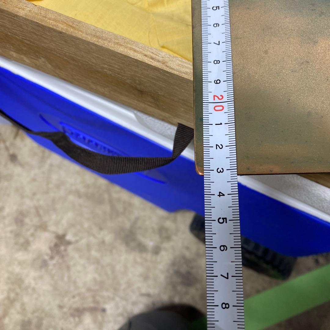 銅製 縁なしフライパン玉子焼鍋 桐箱入り