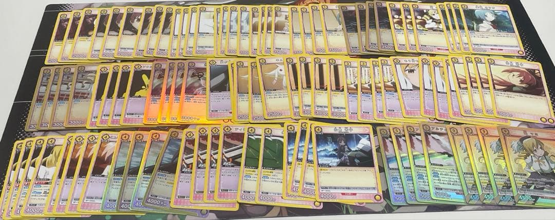 ユニアリ　デッキ　まどマギ黄色4コン