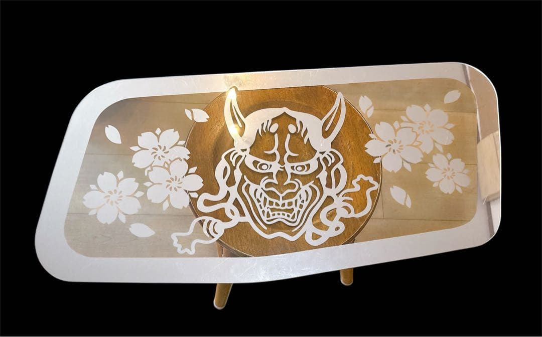 ふそう スーパーグレート 安全窓 デコトラ ミラー 透明タイプ アンドン板