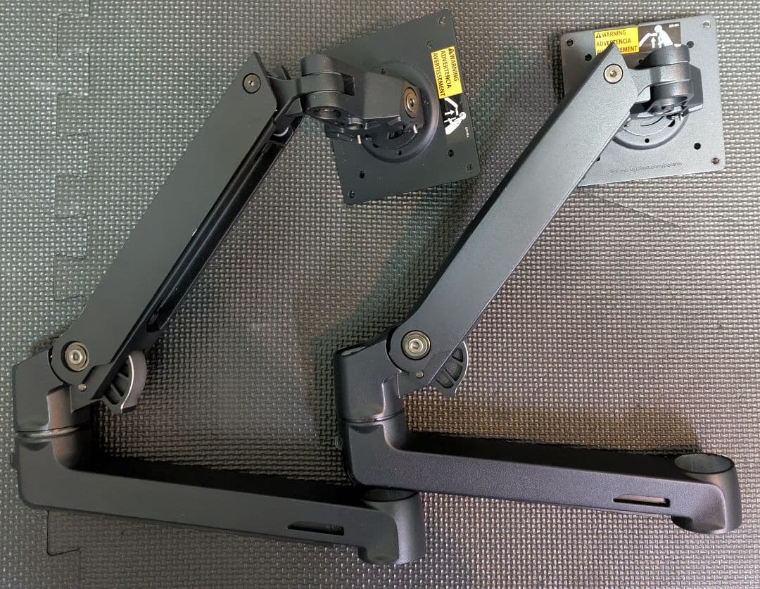 ERGOTRON エルゴトロン LX モニターアームデュアル 縦横型　長身ポール