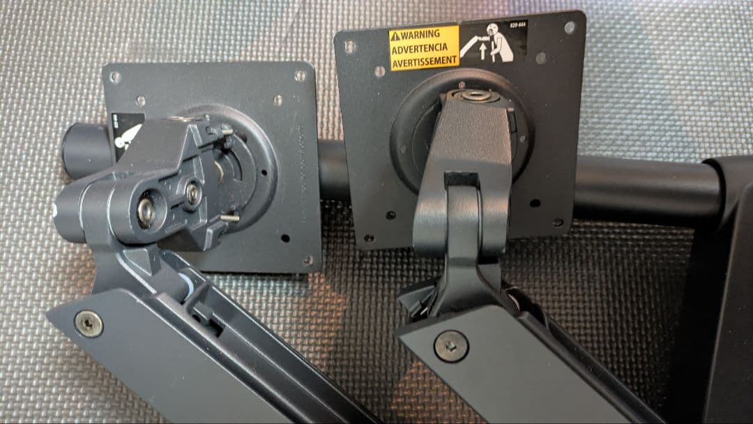 ERGOTRON エルゴトロン LX モニターアームデュアル 縦横型　長身ポール