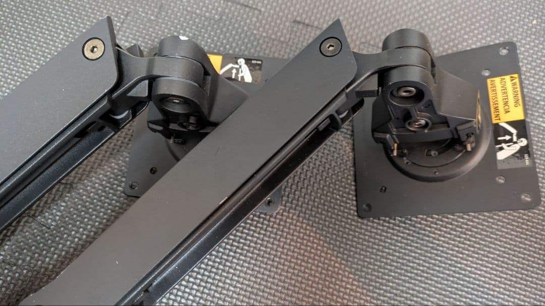 ERGOTRON エルゴトロン LX モニターアームデュアル 縦横型　長身ポール