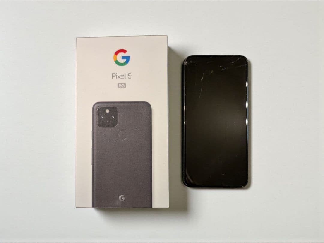Google Pixel 5 ブラック 箱付き　ジャンク