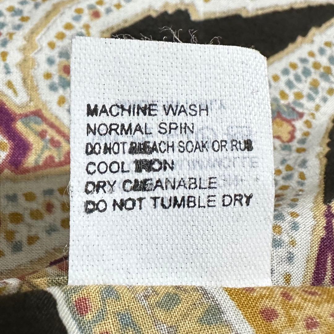 美品✨エトロ　ETRO ペイズリー総柄シャツ　長袖　ベージュ　パープル