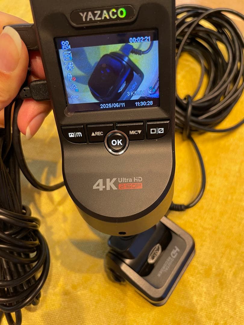 YAZACO 4K ドライブレコーダー