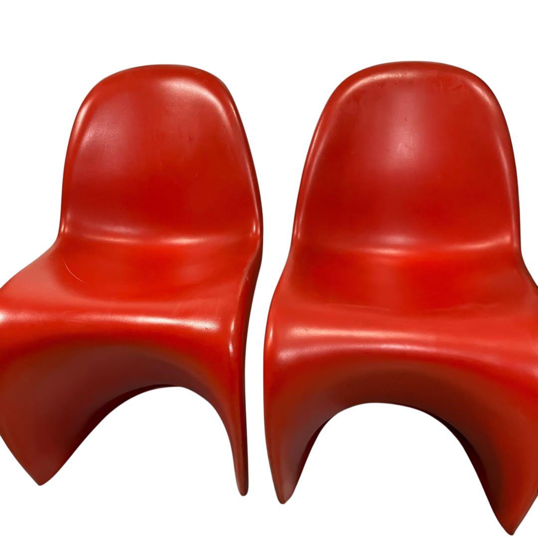 【最安値挑戦】パントンチェア 2脚セット デザイナーズ椅子 おしゃれリプロダクト