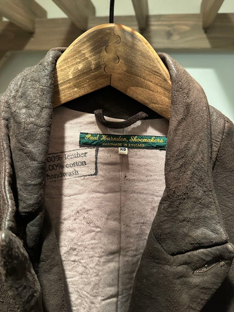 Paul Harnden ポールハーデン レザージャケット 希少メンズxsサイズ