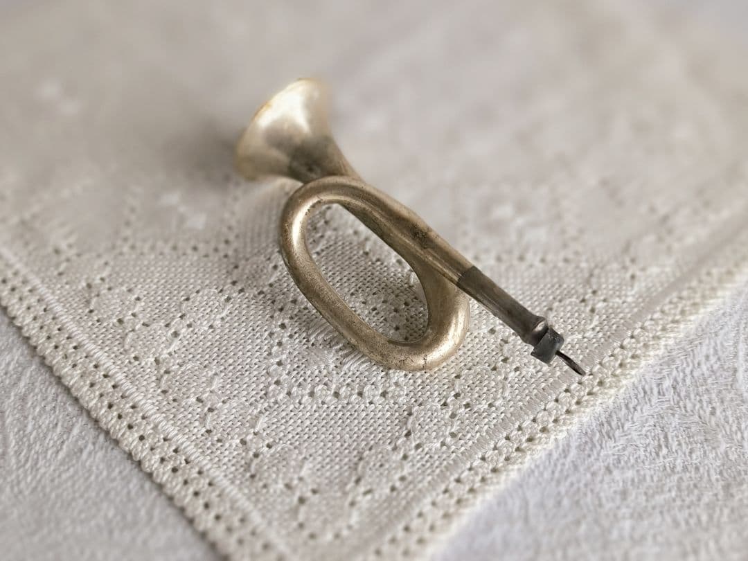 【55dice さま】 vintage ornament ❀ トランペット