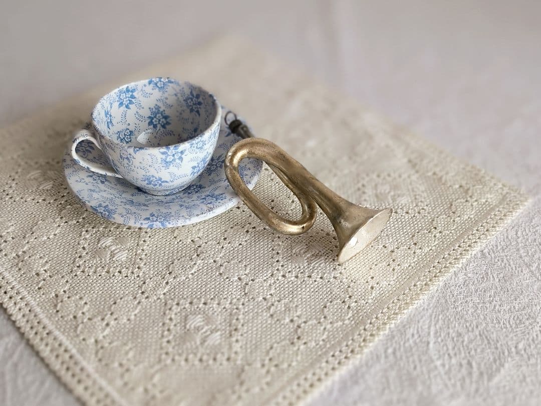 【55dice さま】 vintage ornament ❀ トランペット