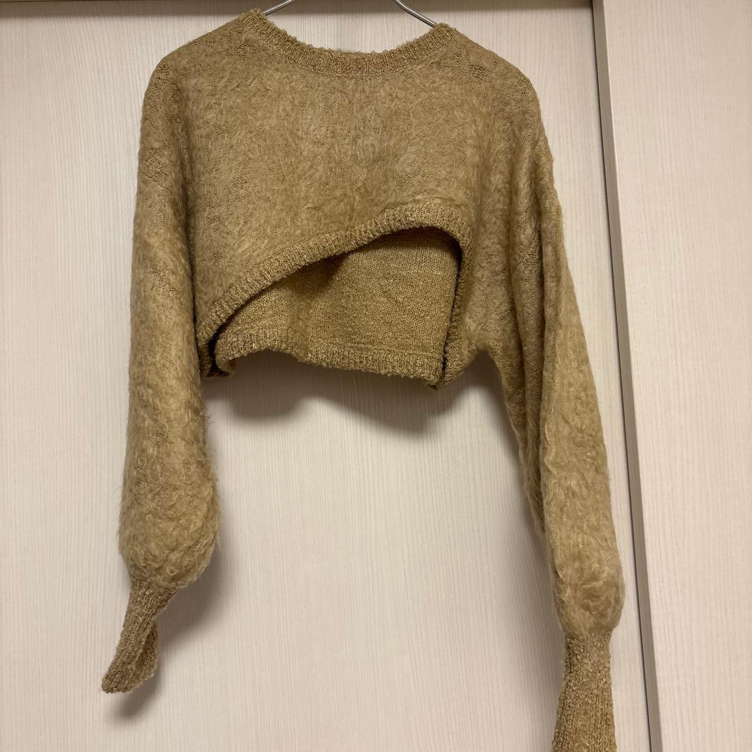 トップス eaphi FLUFFY WAVE KNIT