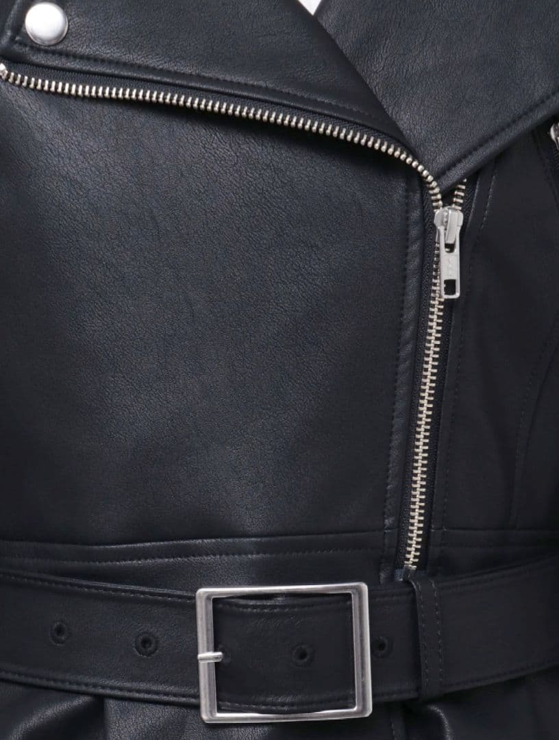 【新品・美品】RESEXXY|ペプラムライダースジャケット