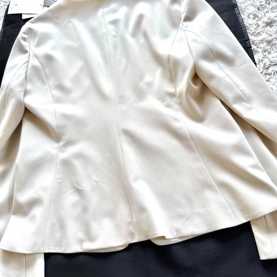 新品タグ付き　ユナイテッドアローズ　ノーカラー　パンツスーツ　セットアップ　XL