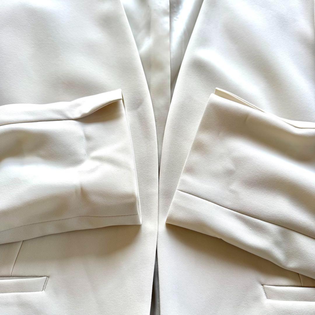 新品タグ付き　ユナイテッドアローズ　ノーカラー　パンツスーツ　セットアップ　XL