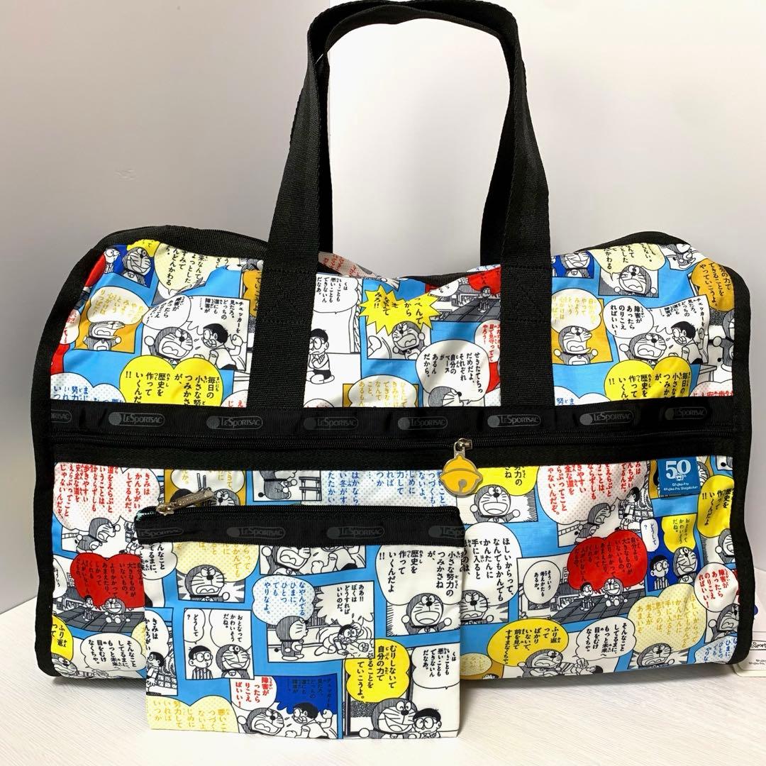 レスポートサック ドラえもん 大きめ 旅行用 ボストンバッグ 台湾 海外限定