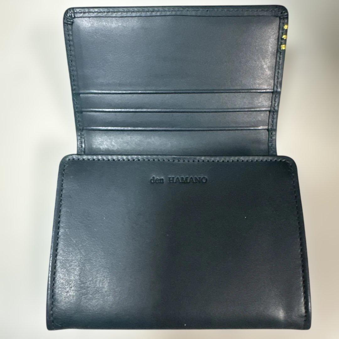 Den hamano グリーン名刺入れ ギフト用