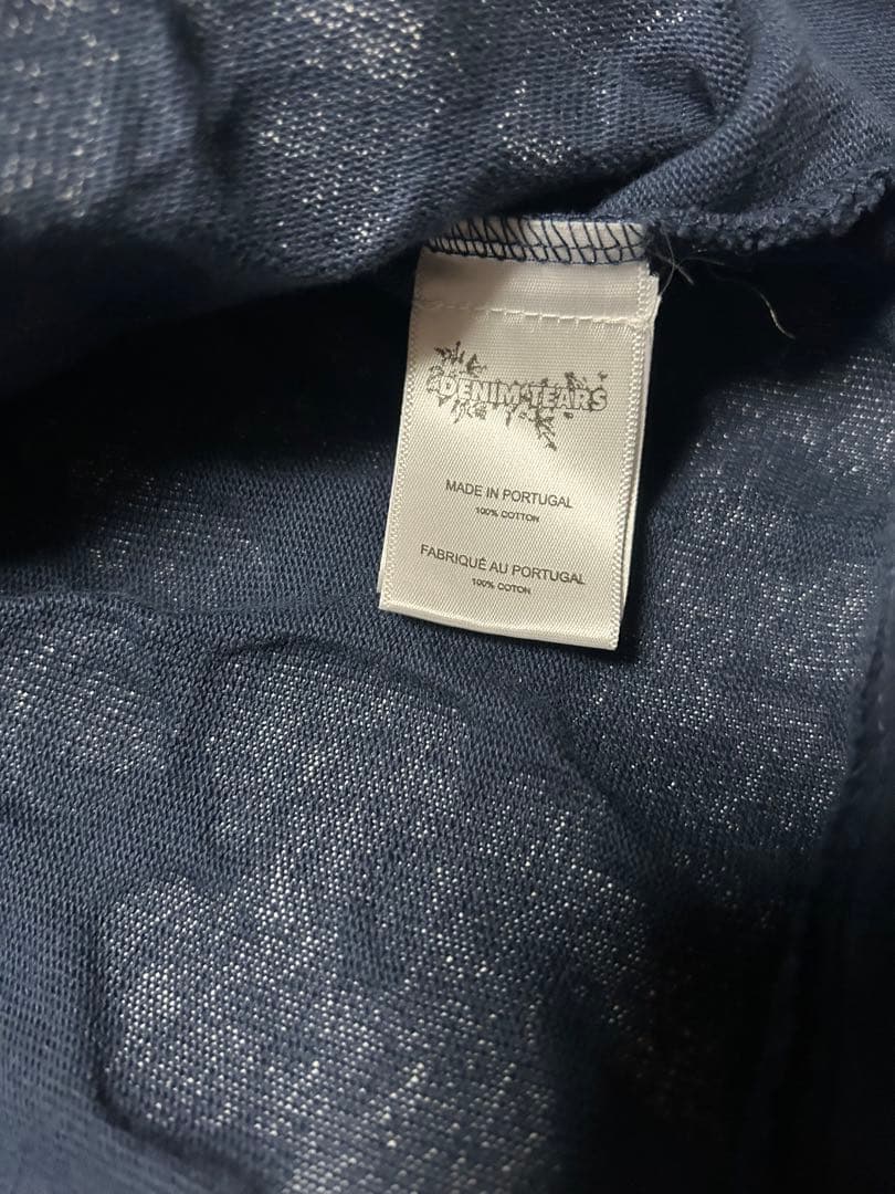 DENIM TEARS デニムティアーズ ロンT ネイビー