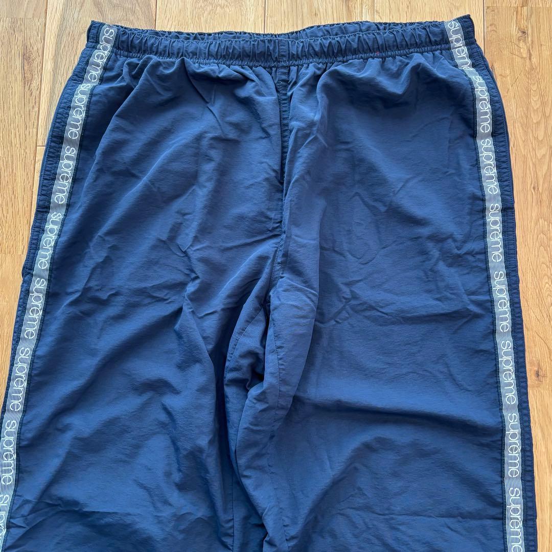 【希少】Supreme Tonal Taping Track Pant ネイビー