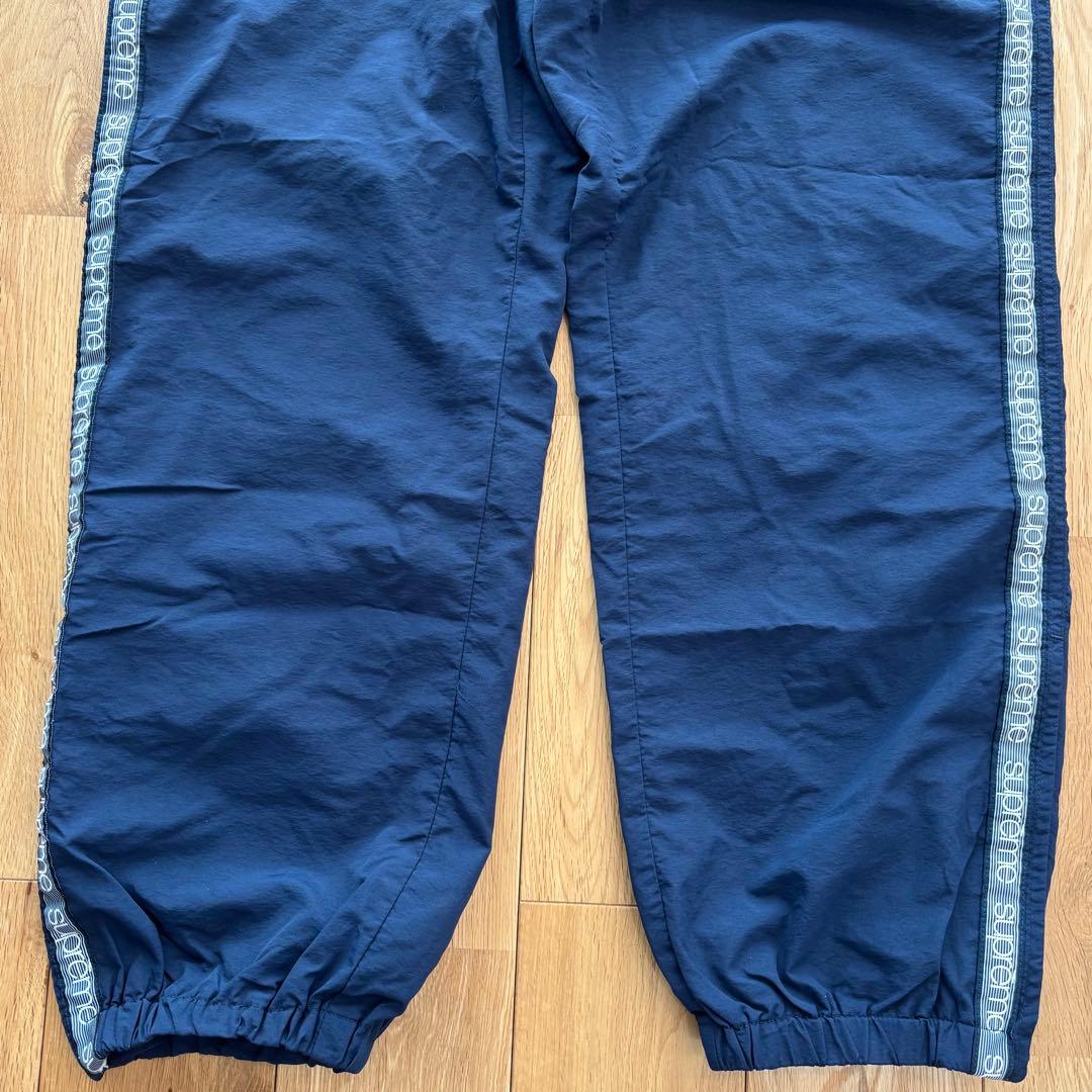 【希少】Supreme Tonal Taping Track Pant ネイビー