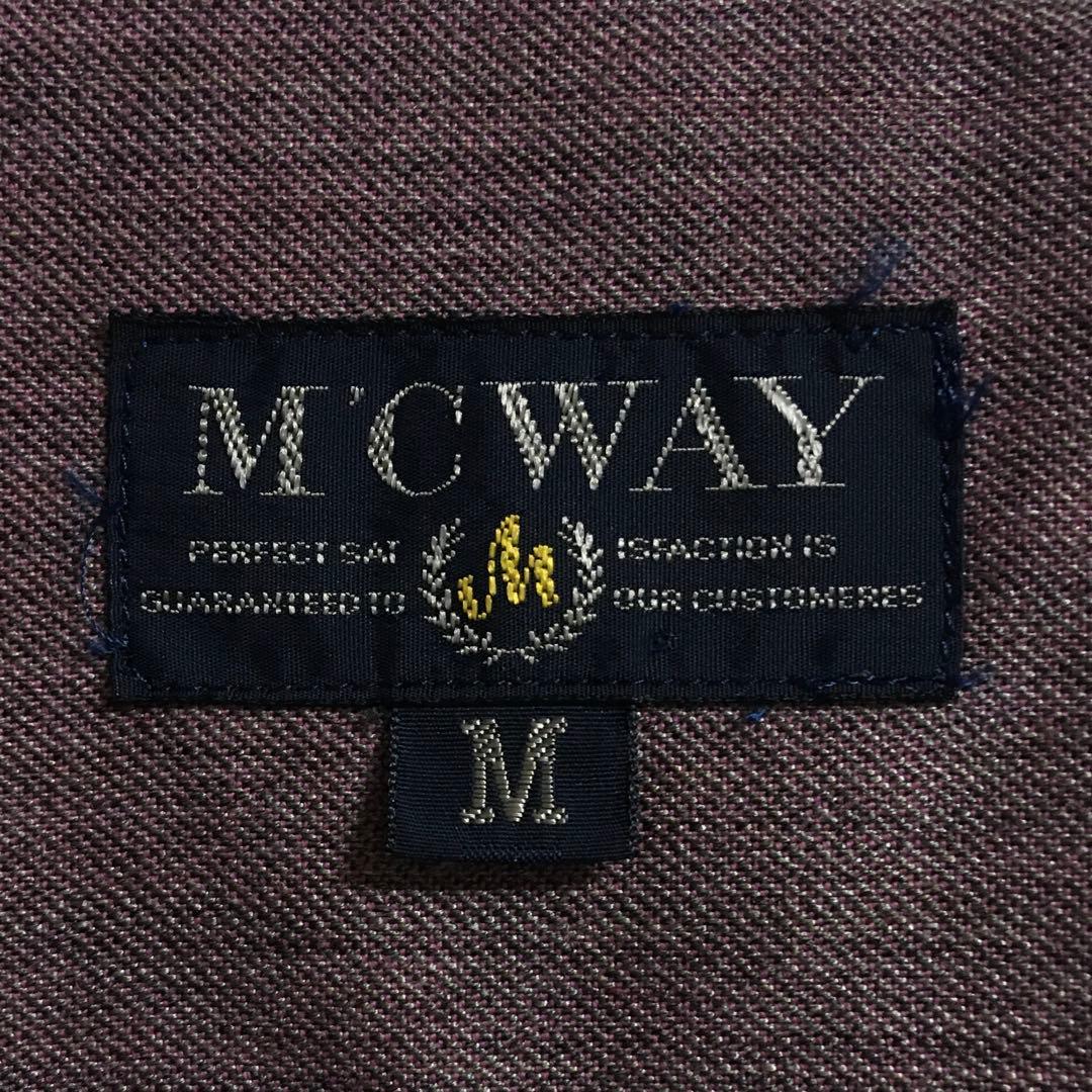 ネクタイシャツ 古着 日本製 ウール混くすみポリシャツ 幾何学模様シルクネクタイ