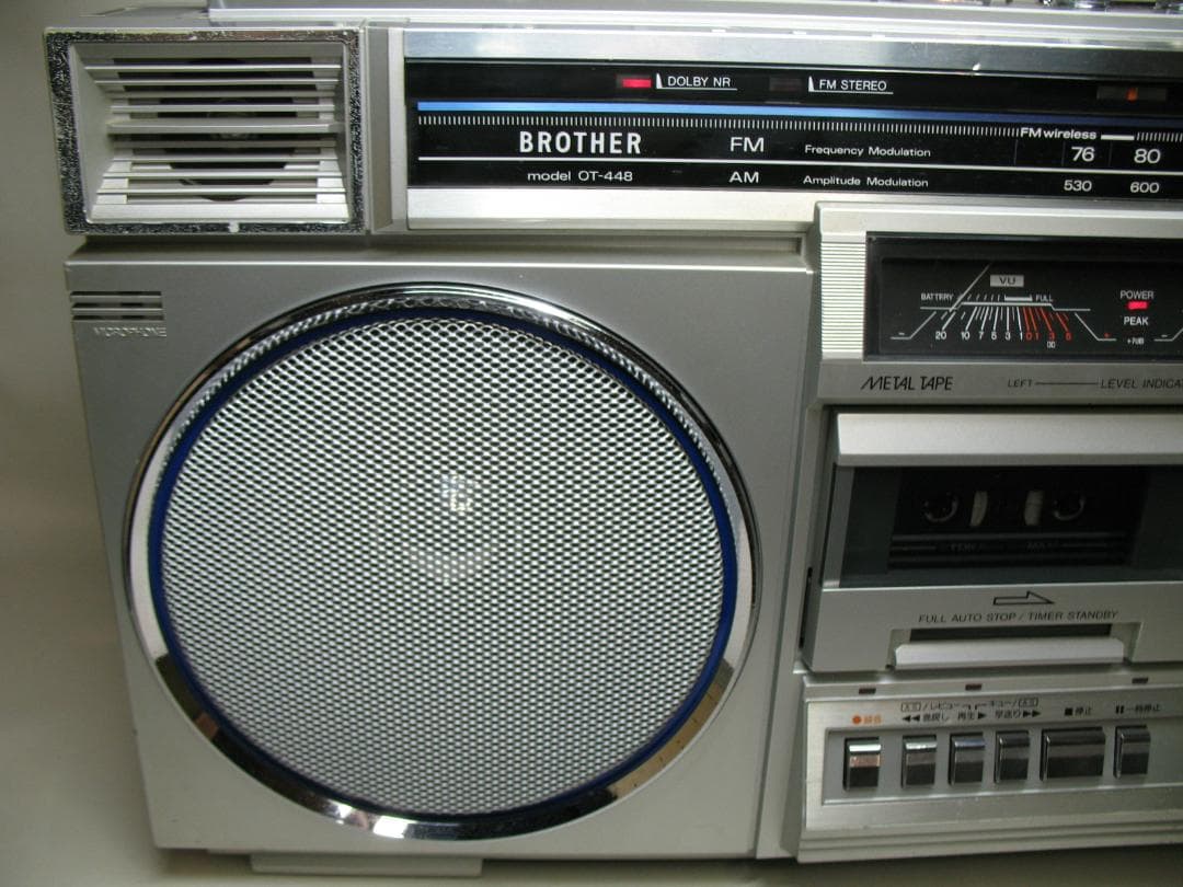 ブラザー★BROTHER OT-448メタル対応ラジカセ★ジャンク