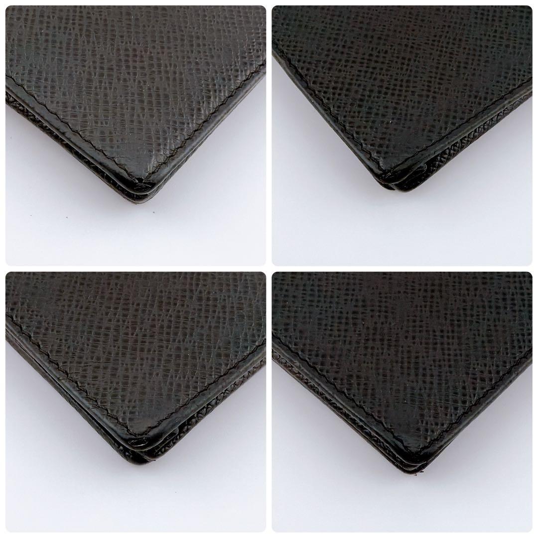 【美品】ルイヴィトン タイガ ポルトモネボワット ケース ブラック系