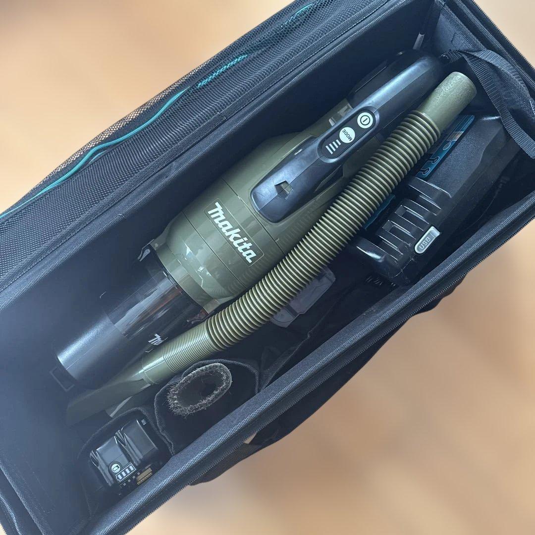 マキタ makita クリーナー　バッテリー　充電器　掃除機　オリーブ　工具