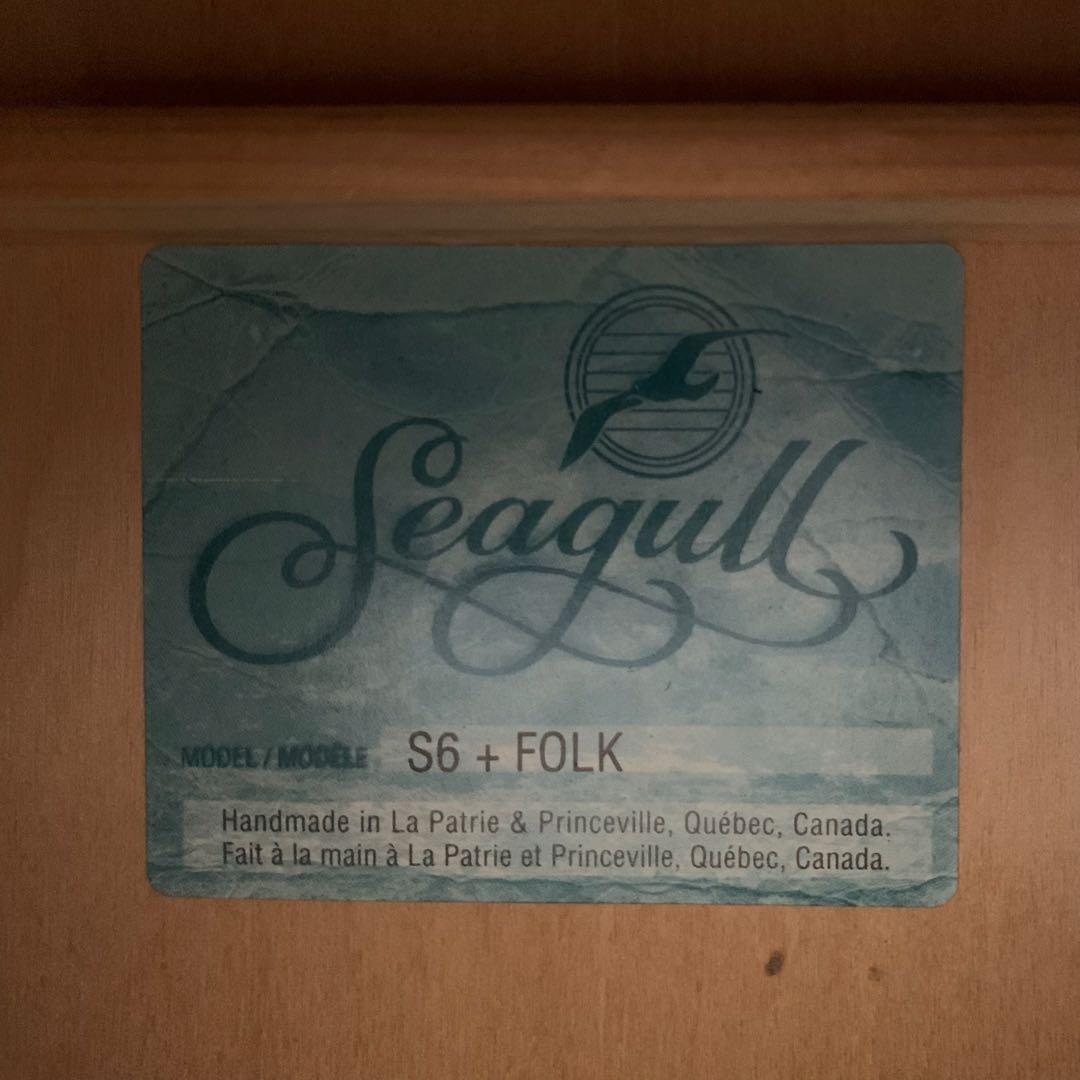 Seagull S6+FOLK アコースティックギター