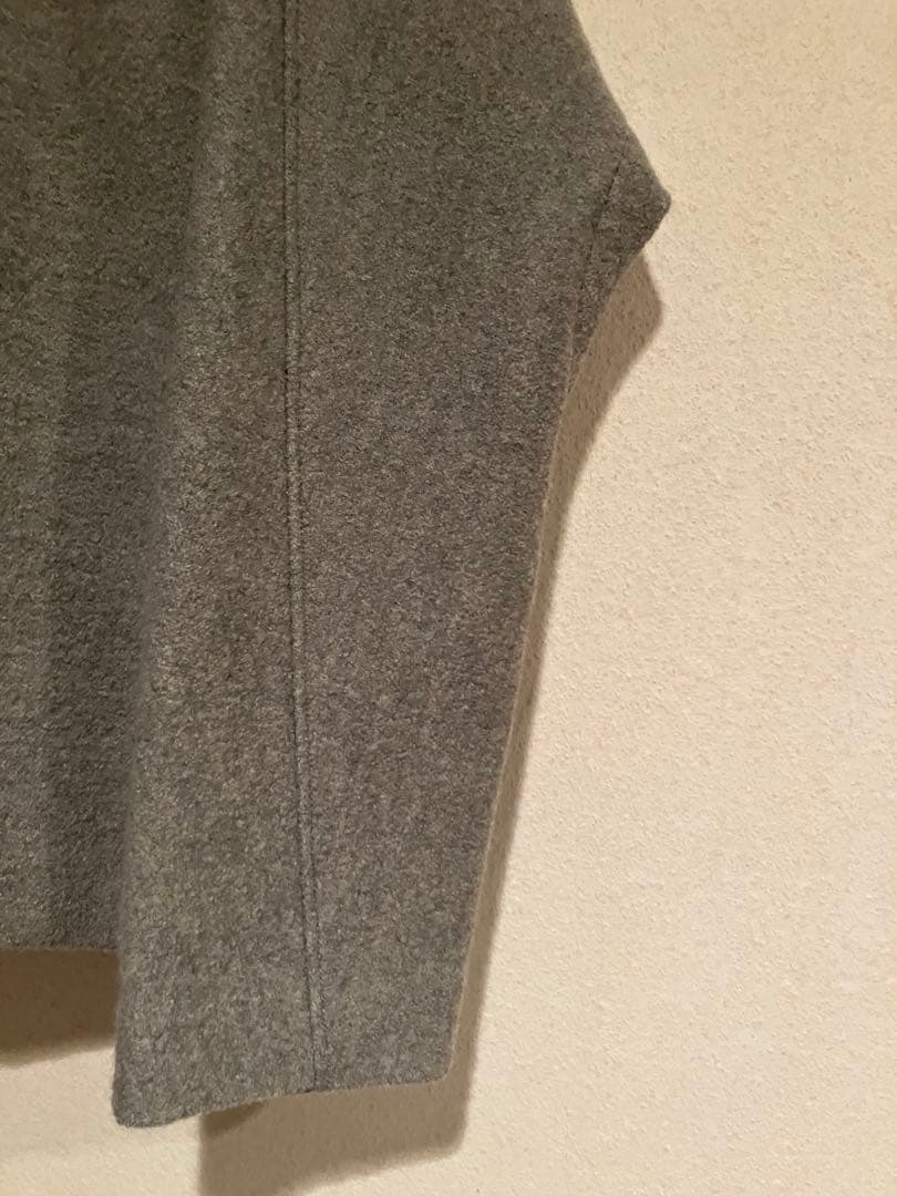 evam eva グレー ノーカラージャケット