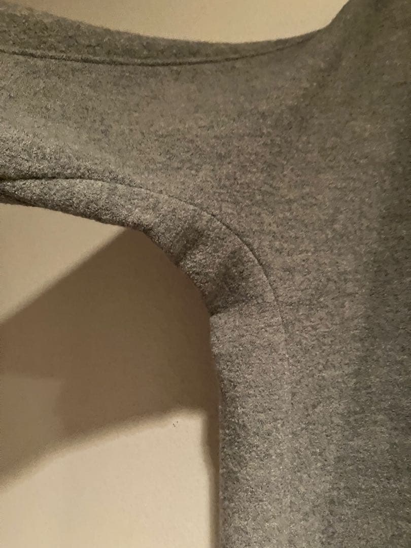 evam eva グレー ノーカラージャケット