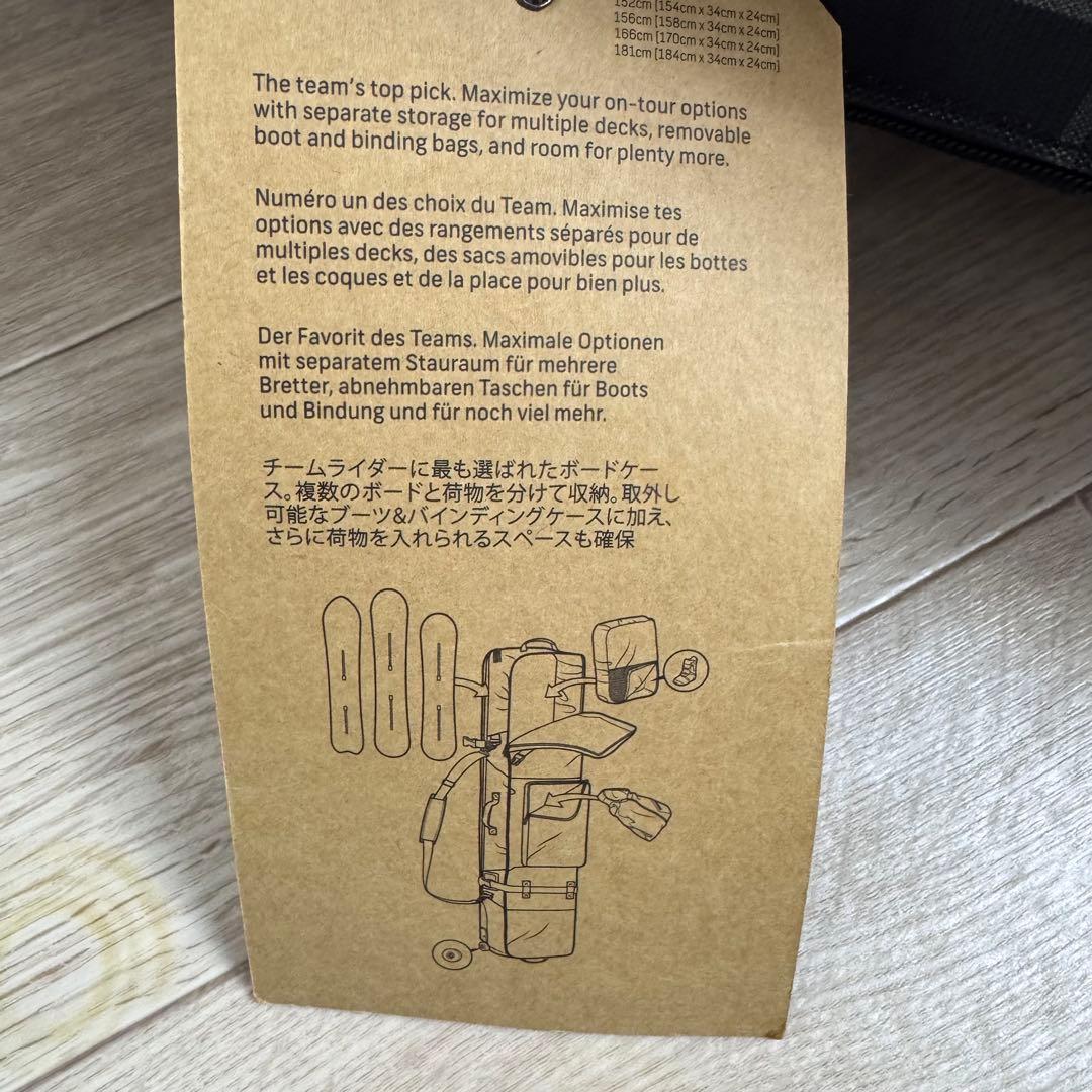 Burton キャスター付きケース チェック柄