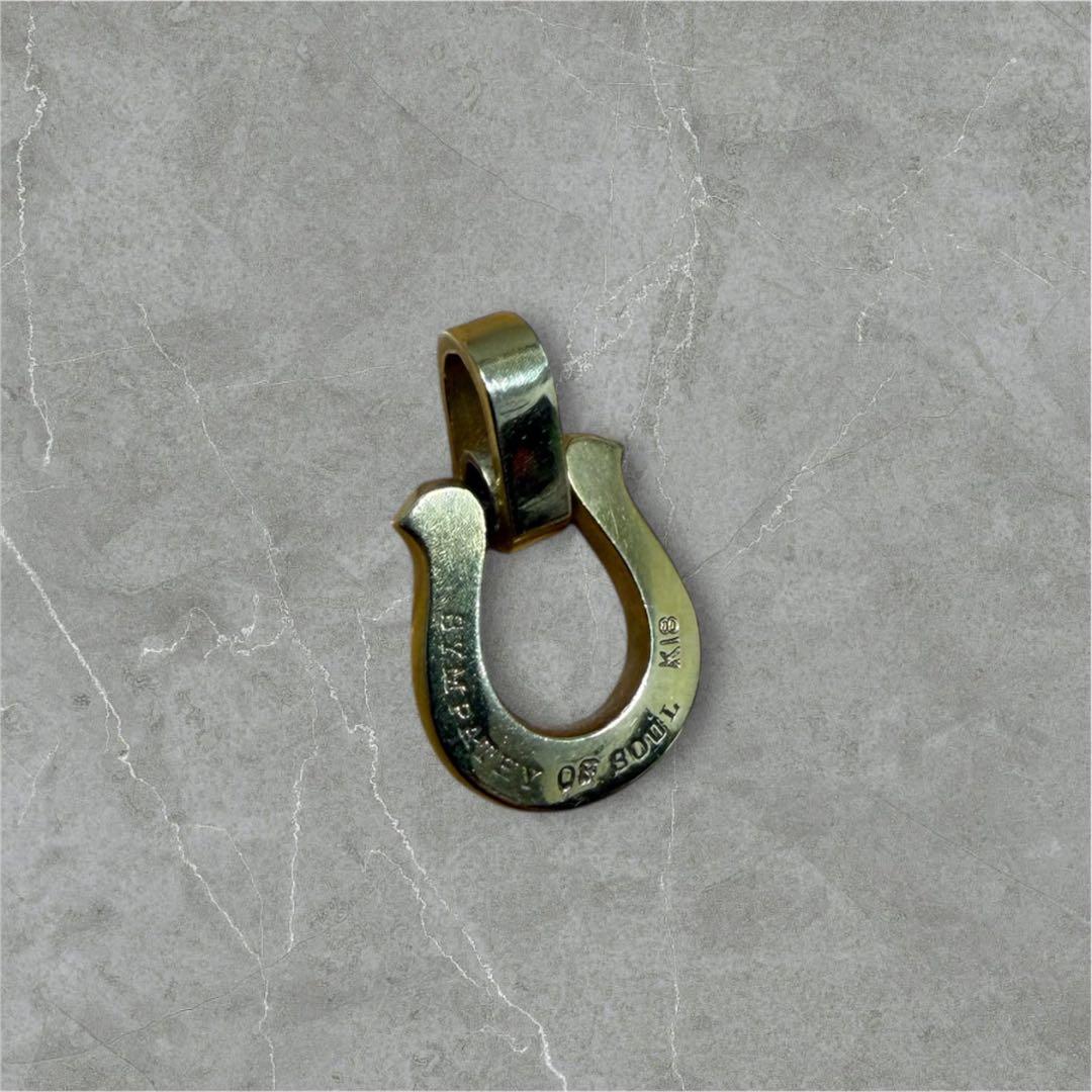 クロムハーツ10k ゴールドCHROME 馬蹄型ペンダント　シンパシーオブソウル