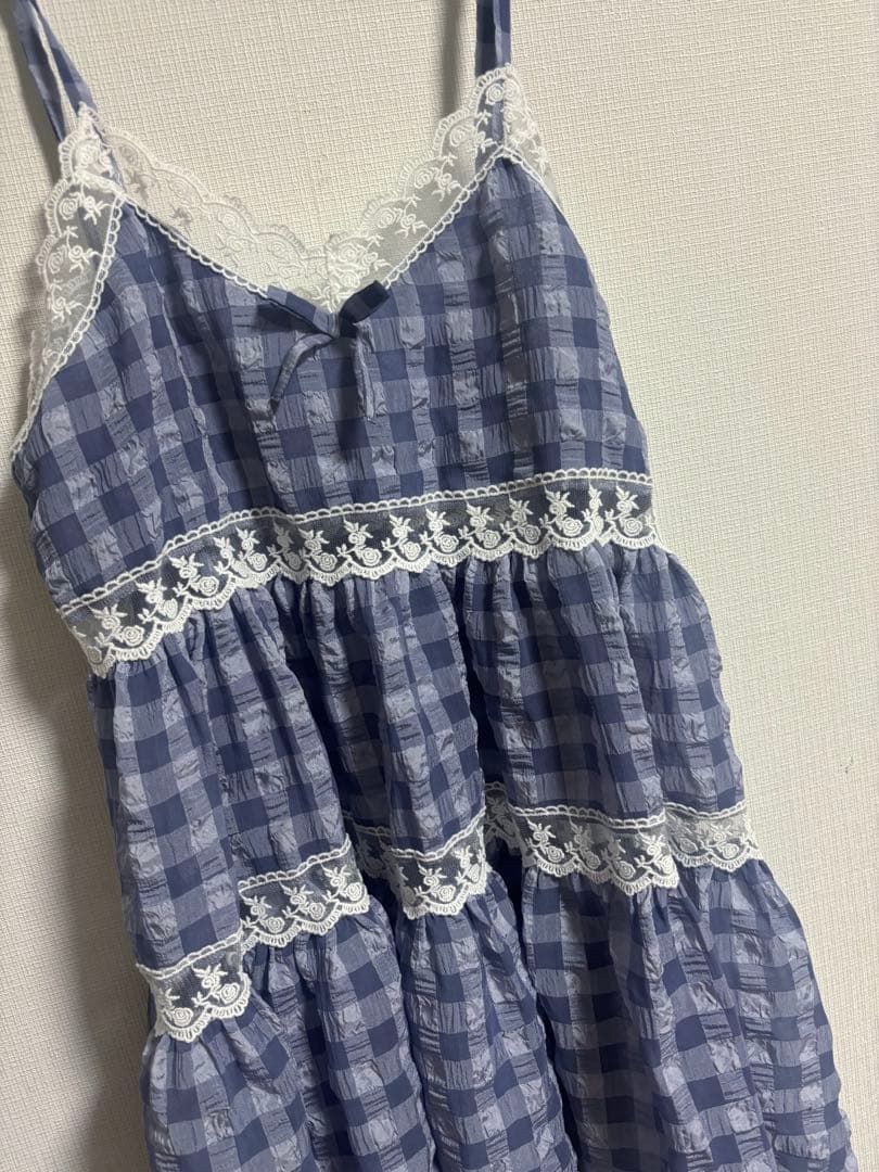 merry jenny checkフレアベビードール