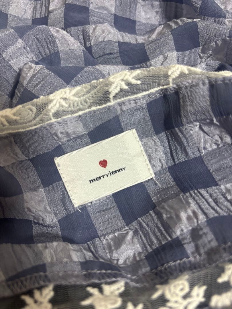 merry jenny checkフレアベビードール