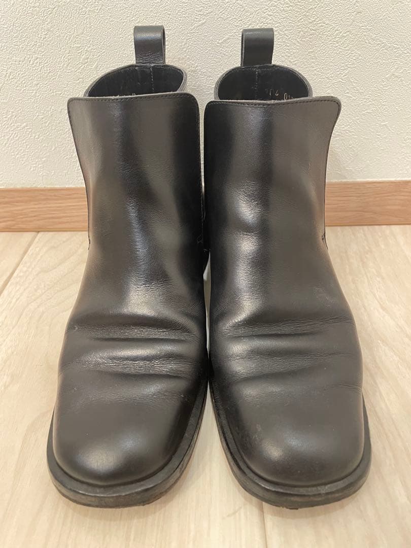 GUCCI ブラック　レザー ショートブーツ　4 1/2