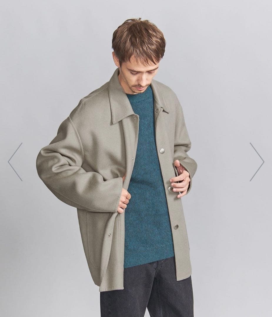 beauty&youthビーバーフィニッシュ リバーメルトン カバーオール