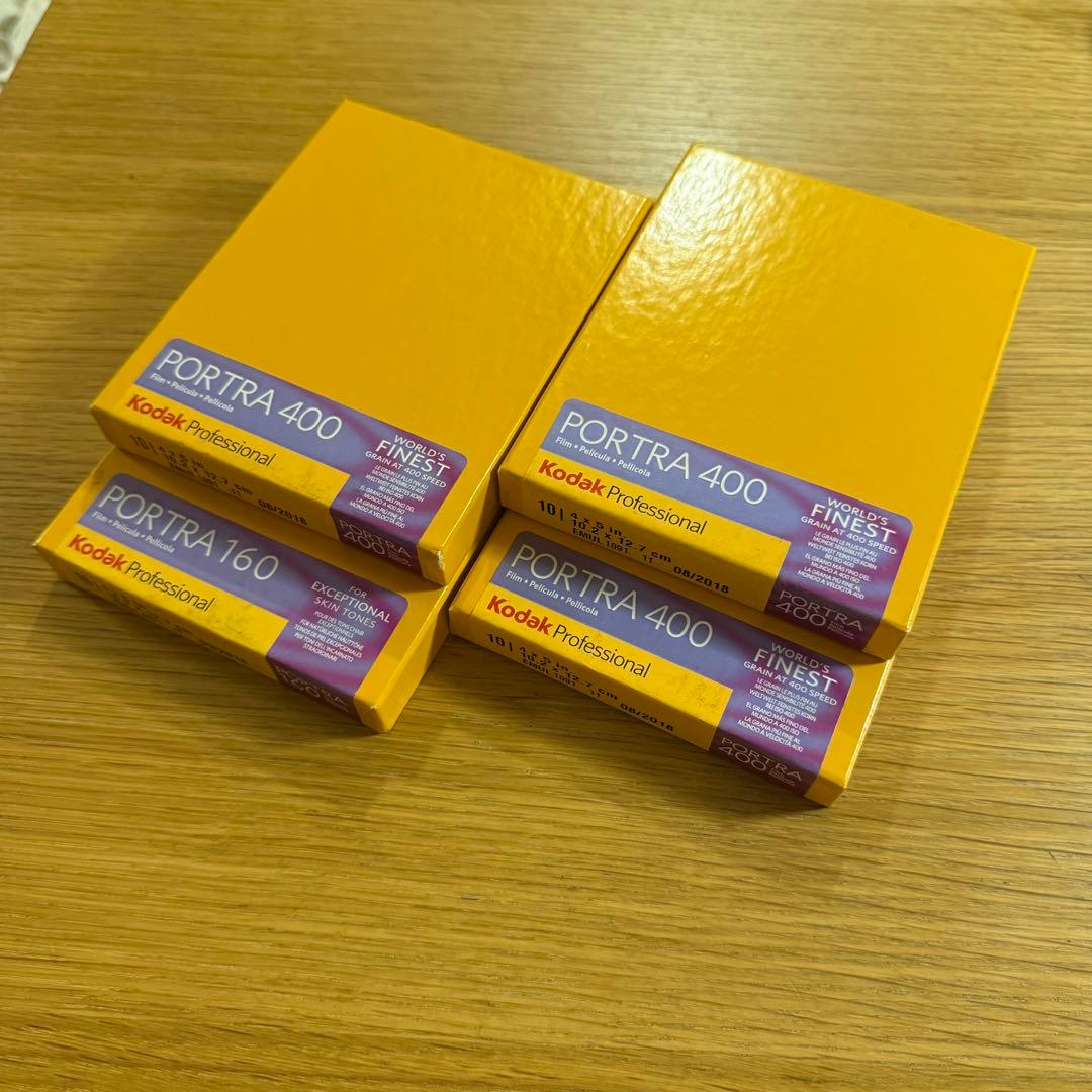 KODAK PORTRA 160 & 400 4x5 *期限切れ
