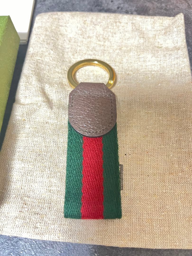 GUCCI グッチ Gロゴ キーリング オフィディア キーチェーン キーホルダー