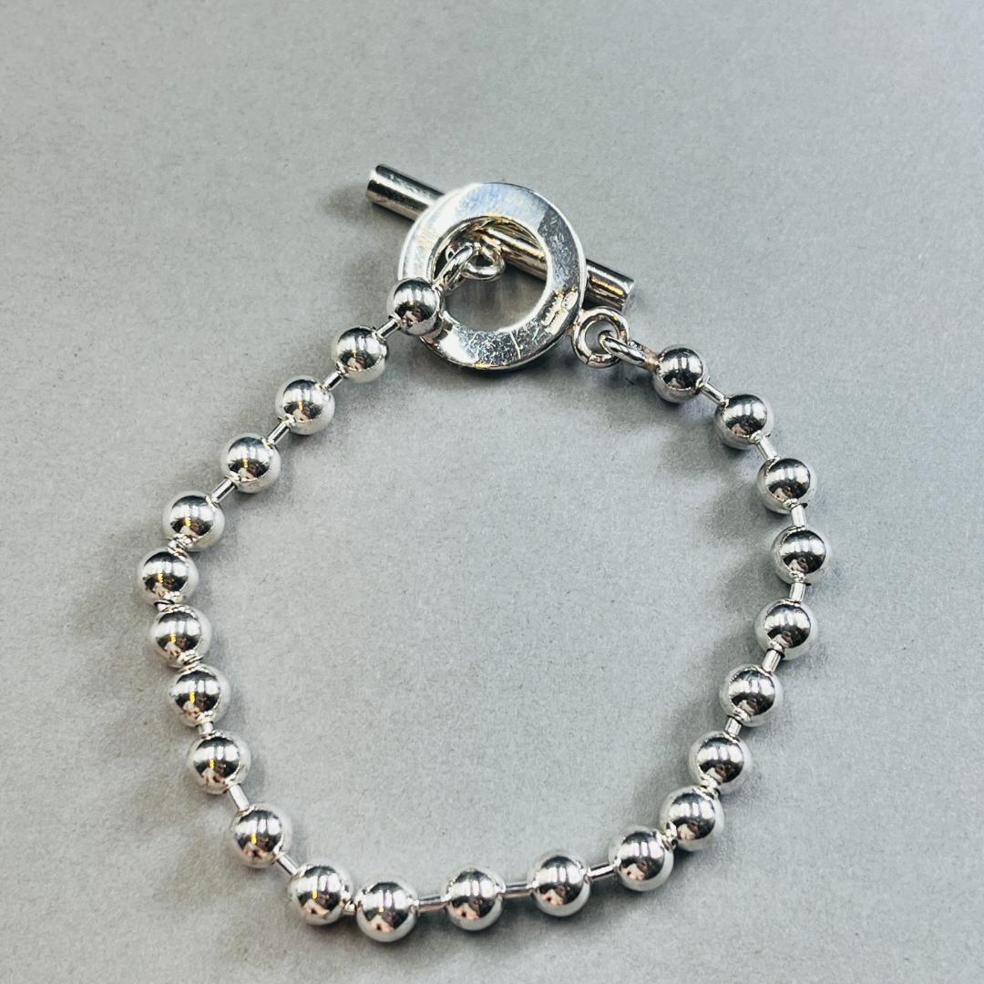 GUCCI グッチ ボールチェーン ブレスレット シルバー925