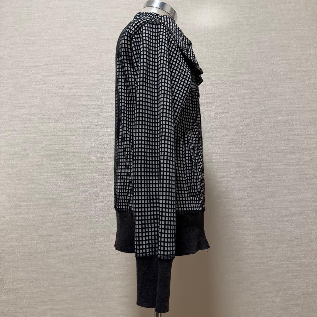 ヴィヴィアンウエストウッドマン　ブルゾン　オーブ刺繍　変形　アシメ　チェック　M