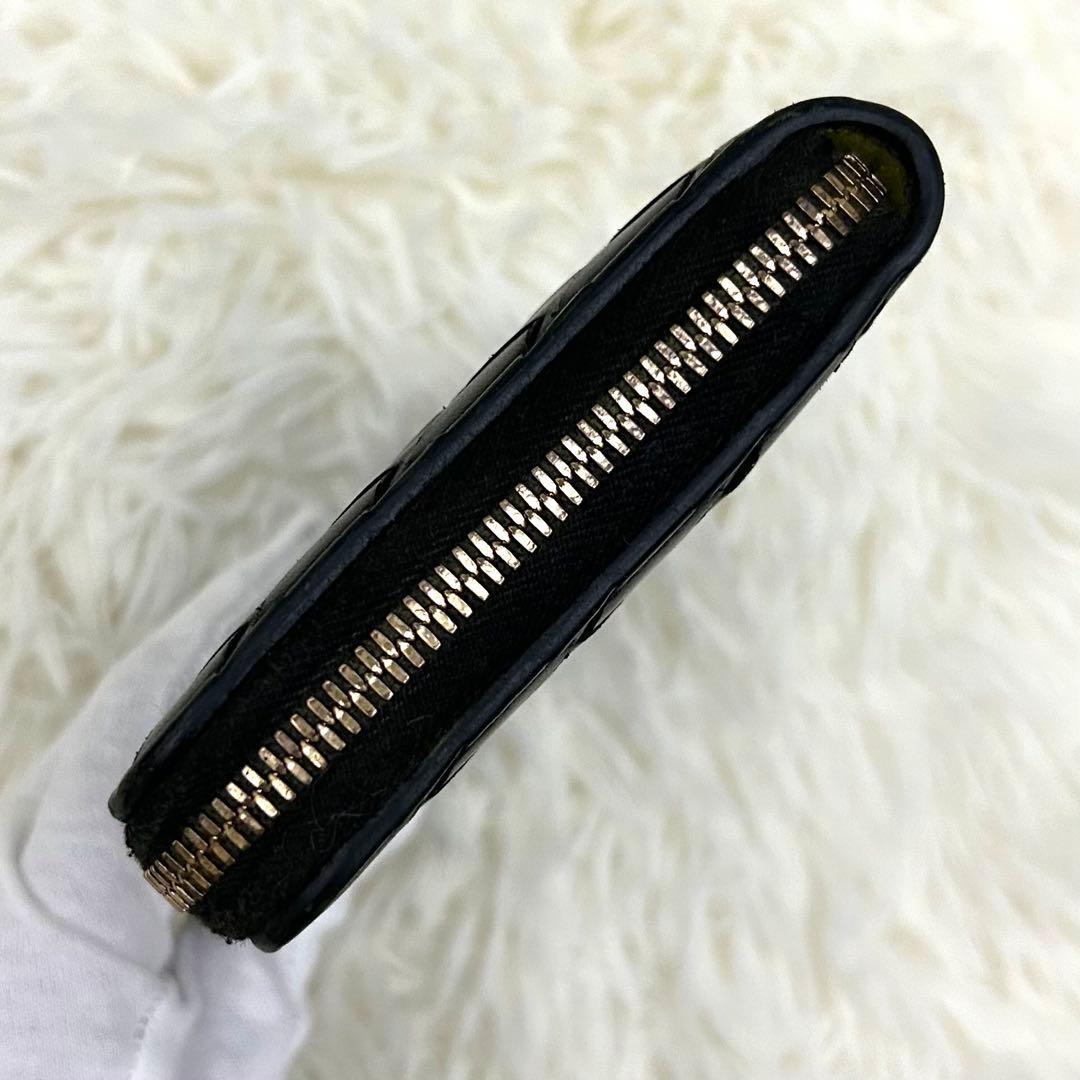 【美品】ICチップ内蔵 BOTTEGA VENETA イントレチャート長財布