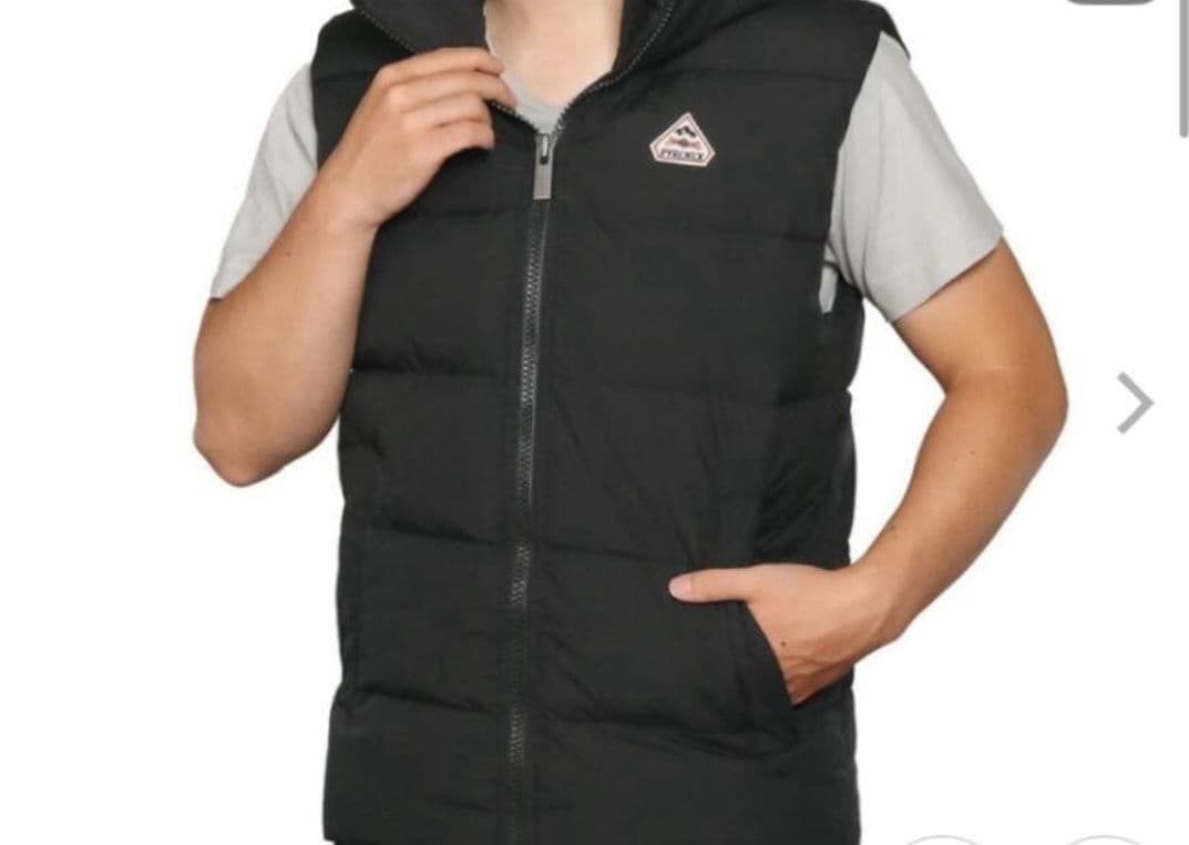 ピレネック スプートニック ダウンベスト ブラック M