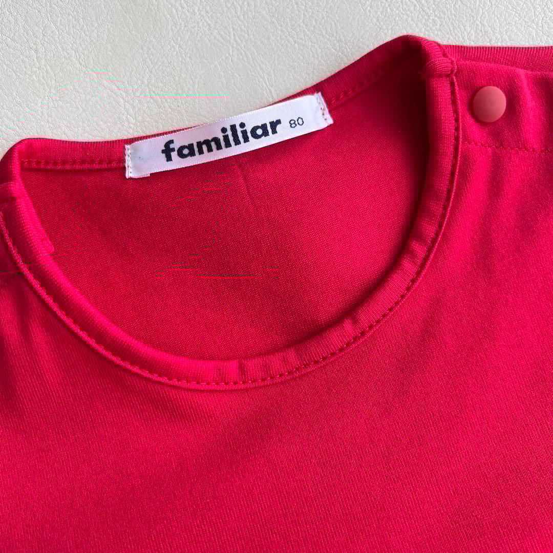 0*0様 完売‼︎【新品未着用】ファミリア　ワンピース　サイズ80