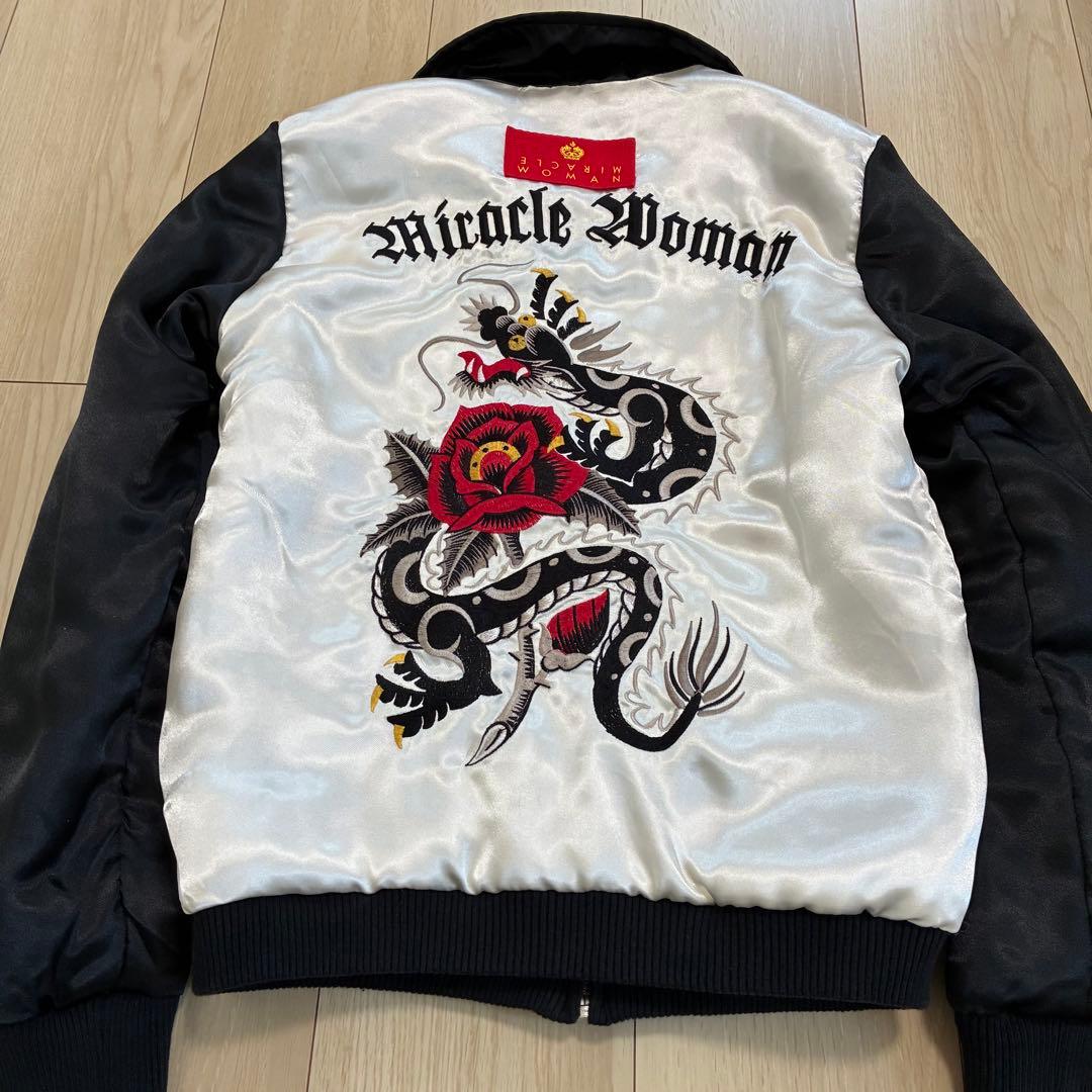 極美品✨激レア ミラクルウーマン スカジャン リバーシブル 東洋 ピンクドラゴン