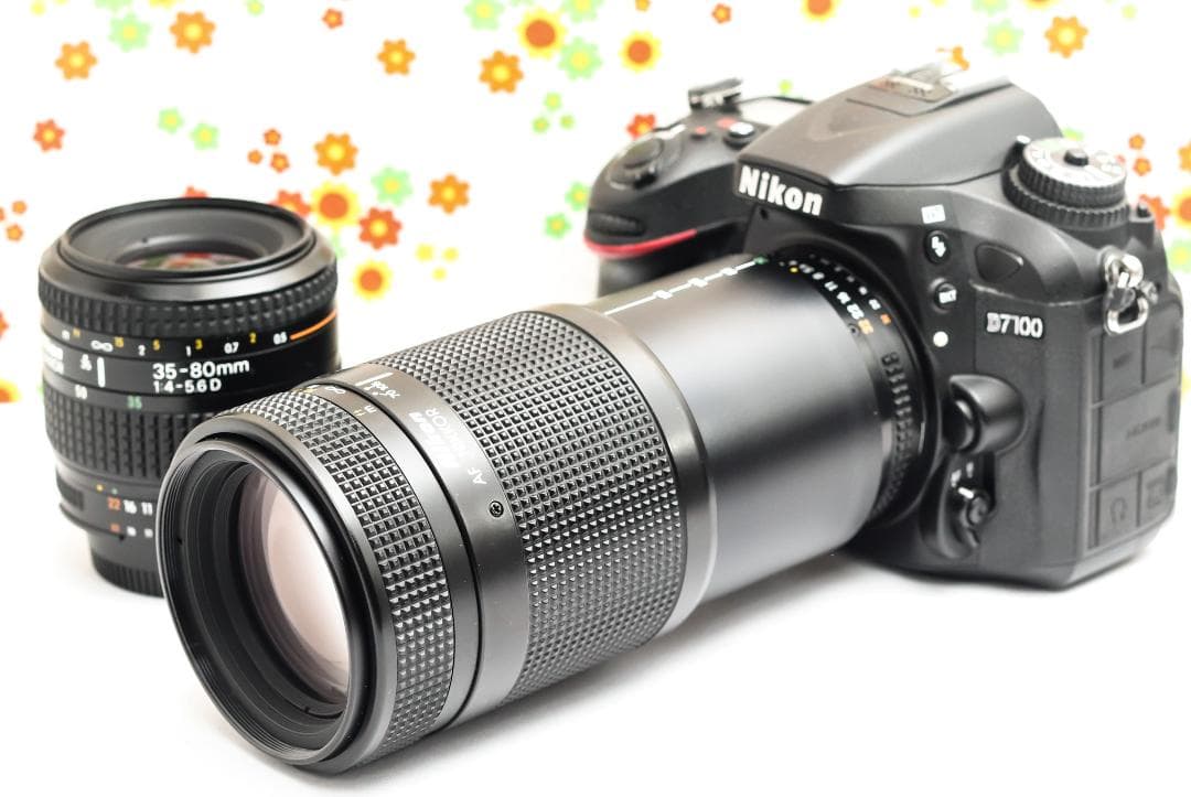 ニコン Nikon D7100☆スマホに転送可♪☆ダブルレンズ☆本格一眼