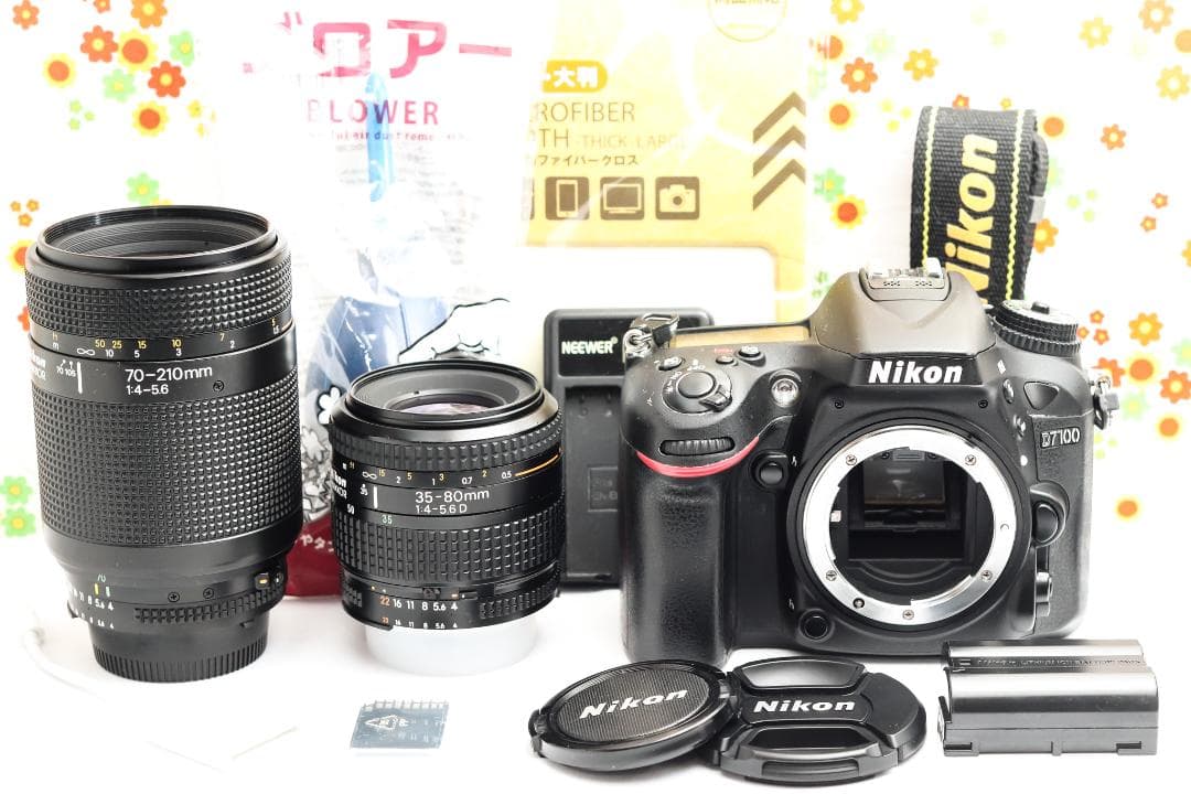 ニコン Nikon D7100☆スマホに転送可♪☆ダブルレンズ☆本格一眼