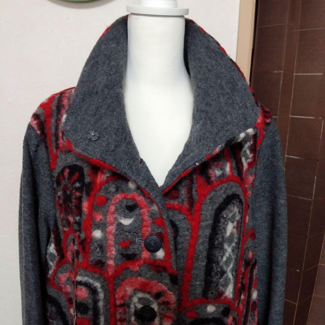 ※専用です※ ジェニーギャルソン コクーンハーフコート (レッド系)