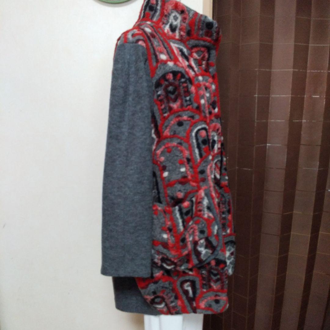 ※専用です※ ジェニーギャルソン コクーンハーフコート (レッド系)