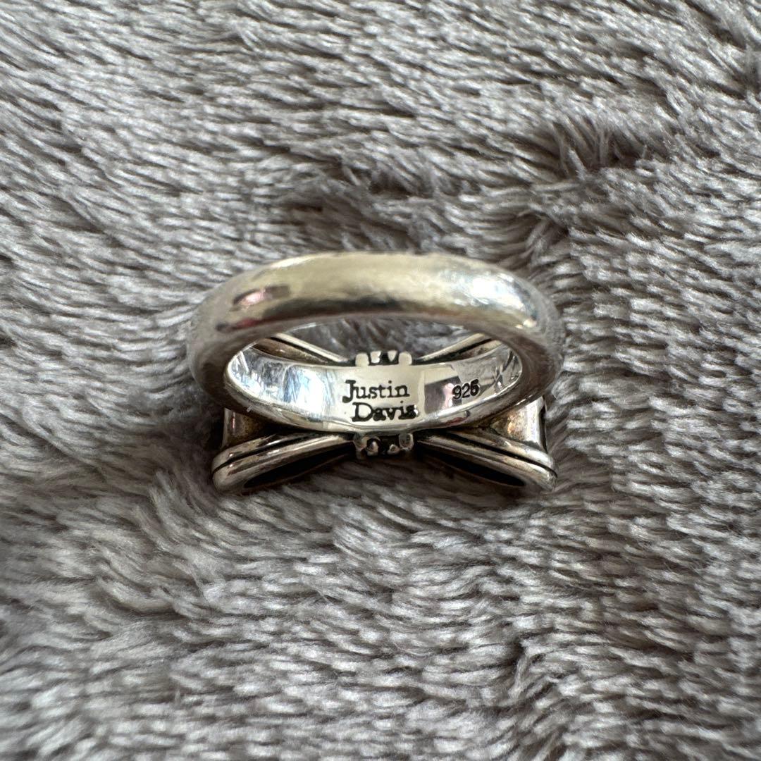 Justin Davis SRJ328 PROMISEプロミス リボン リング
