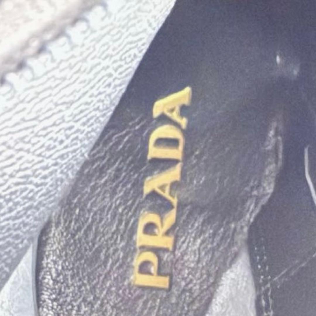 PRADA レザーロングブーツ　ブラック　35 1/2 ブラック 箱付き　美品